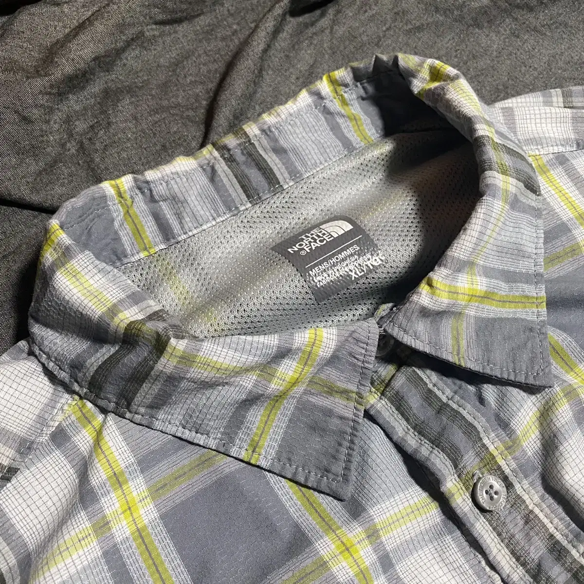 The North Face S/S plaid shirts Sz XL