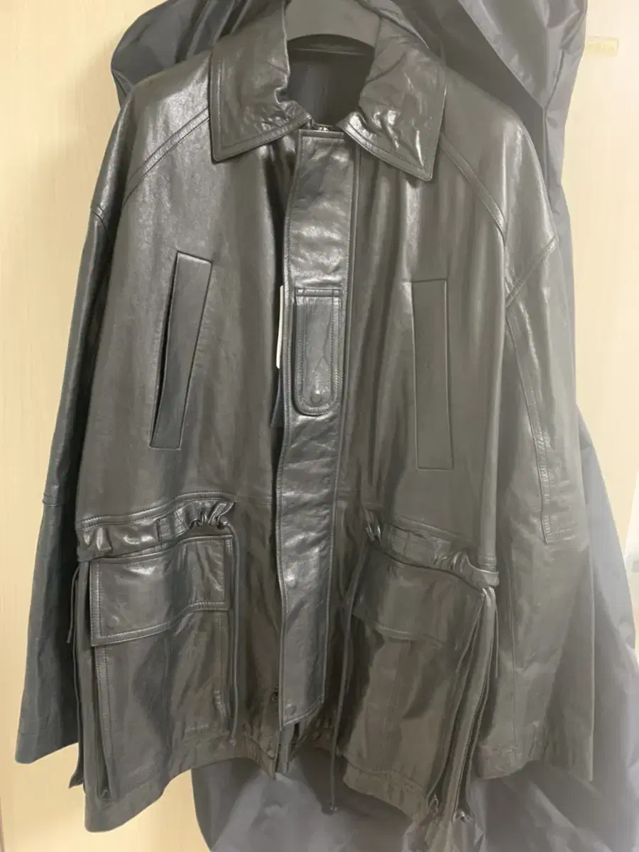 Junji Safari Leather Jacket 46