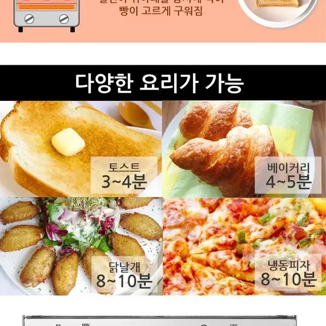 정품새상품 대용량 에어프라이어 에어오븐 전기오븐