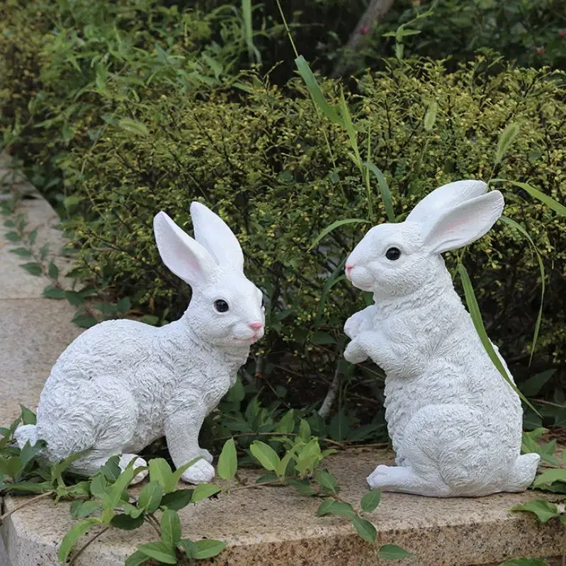 새상품 토끼모형 2마리세트 정원토끼장식 동물원장식 어린이집용품 아이방장식