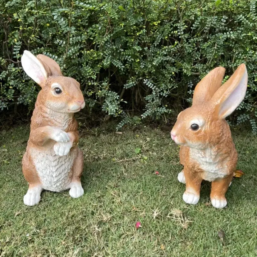 새상품 토끼모형 2마리세트 정원토끼장식 동물원장식 어린이집용품 아이방장식