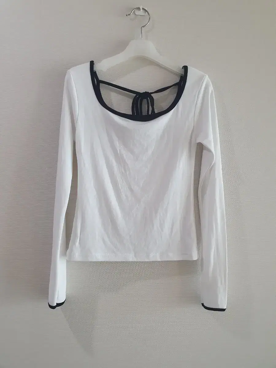 Colorblocked White Long Sleeve Tee Colorblocked Tee