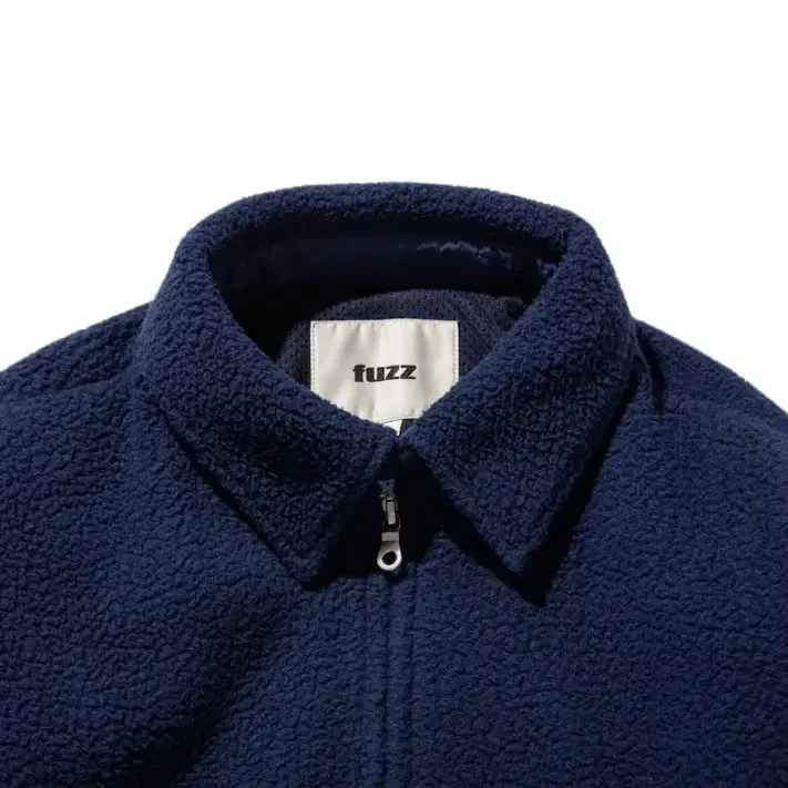 FUZZ FLEECE HARRINGTON JACKET navy