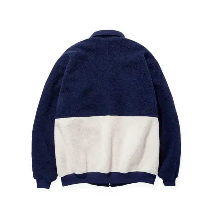 FUZZ FLEECE HARRINGTON JACKET navy