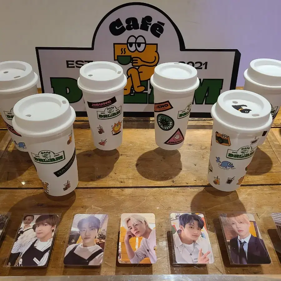 제노 재민 런줜 마크 해찬 텀블러 포카 세트 nct tumbler