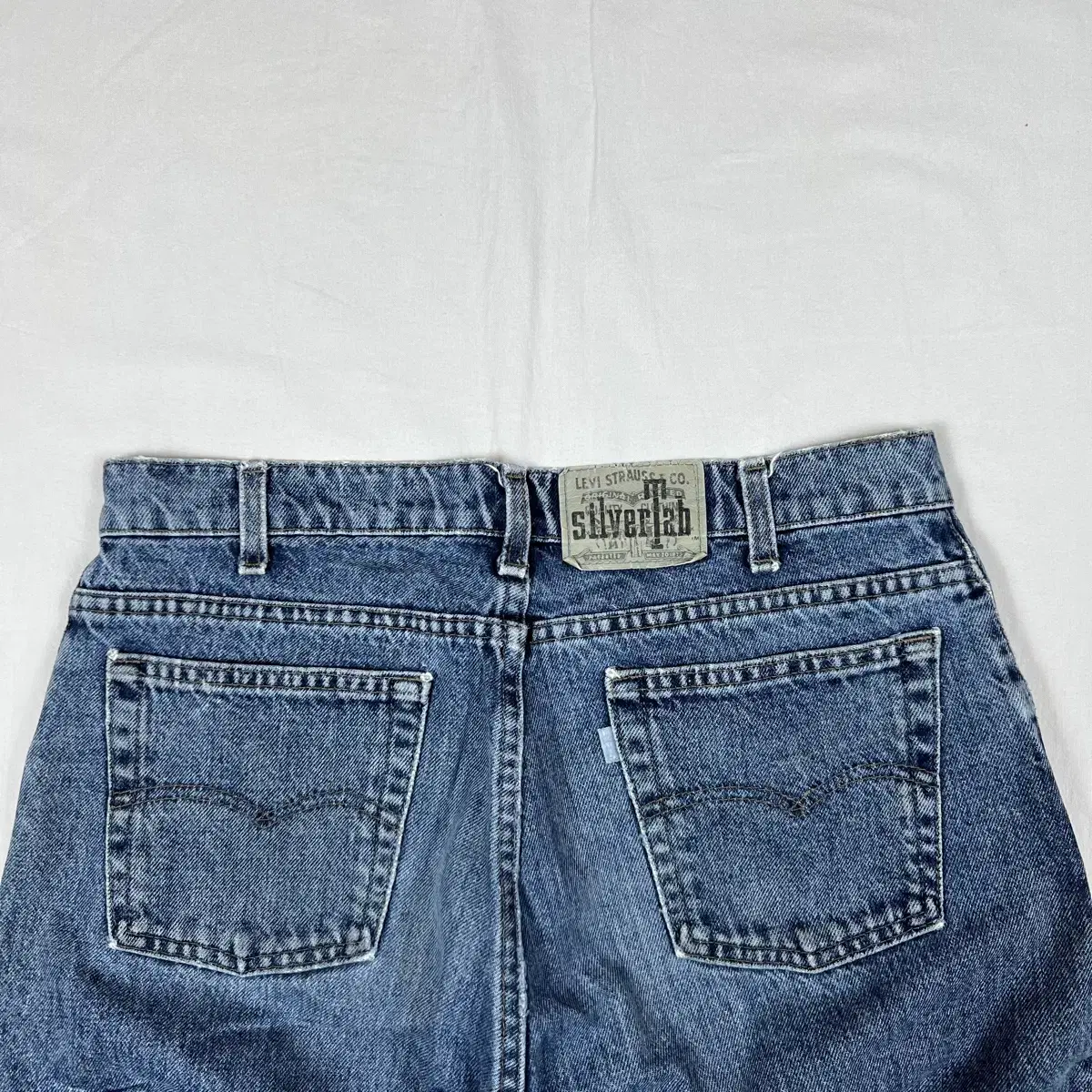 90s 리바이스 실버탭 levis 루즈핏 데님 쇼트팬츠 청반바지