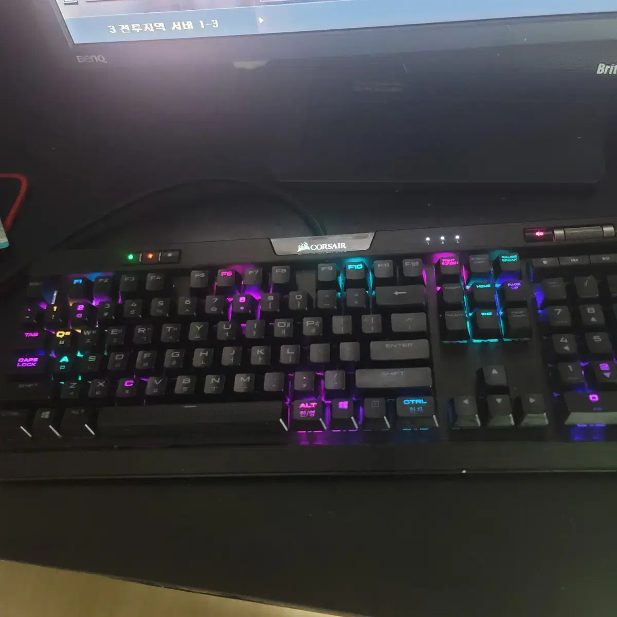 커세어 k70 rgb mk2 청축 팝니다