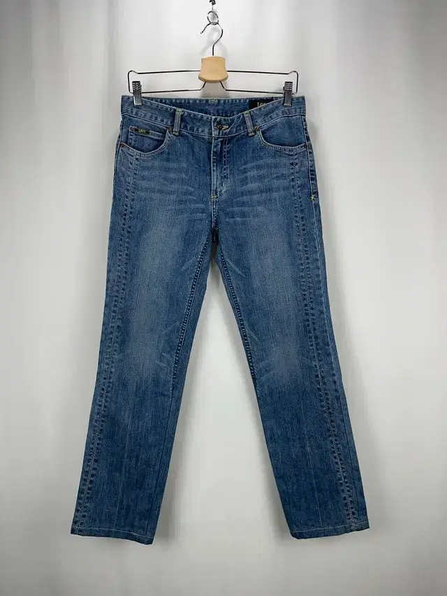 Lee Straight Fit Mid-Blue Denim Pants