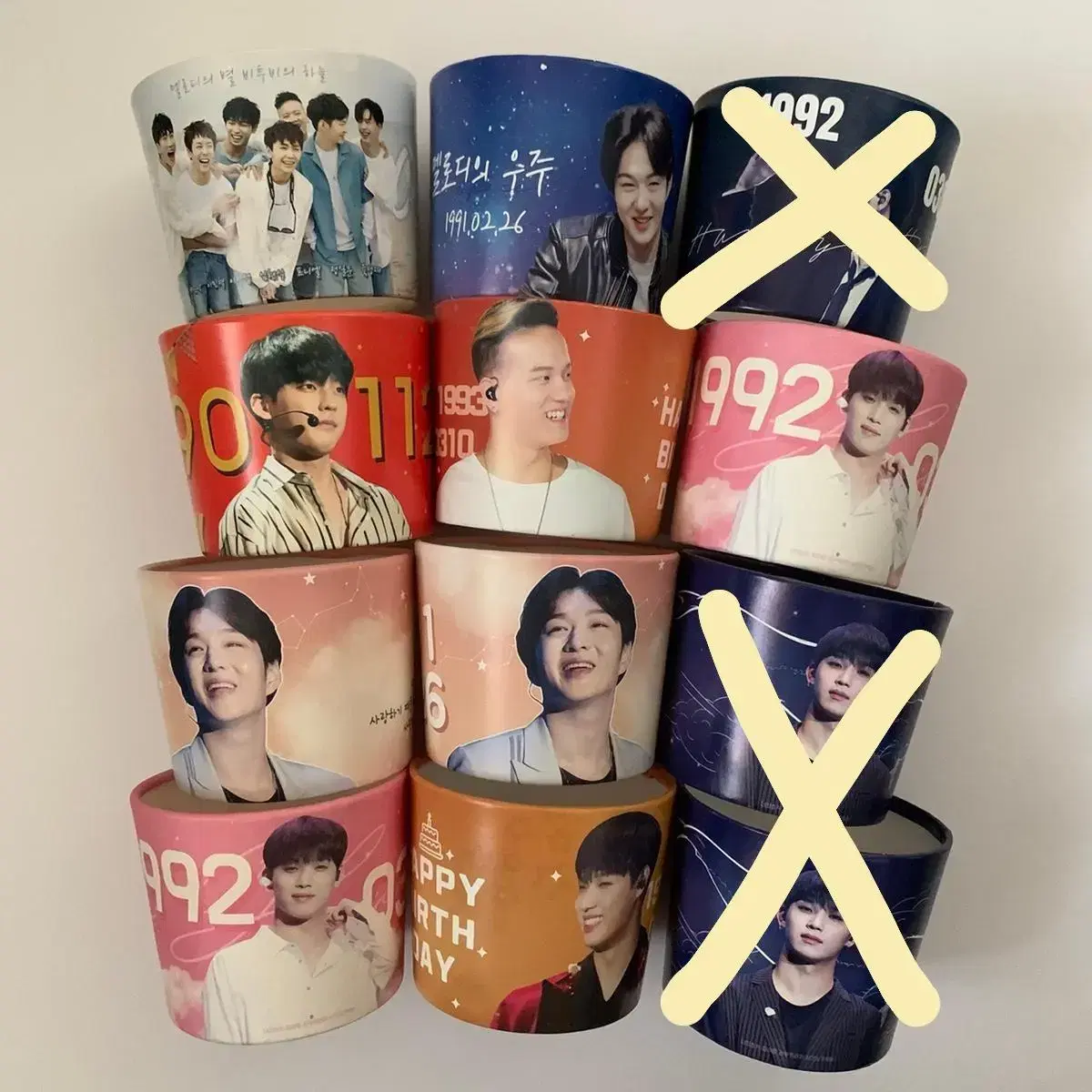 BTOB Cupholder unofficial goods Eunkwang Minhyuk Changsub Hyunsik Peniel Ilhoon Sungjae BTOB