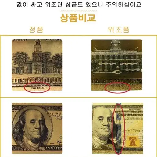 새 금 100달러 24k 지폐 화폐 기념 종이 황금 도금 선물 취미