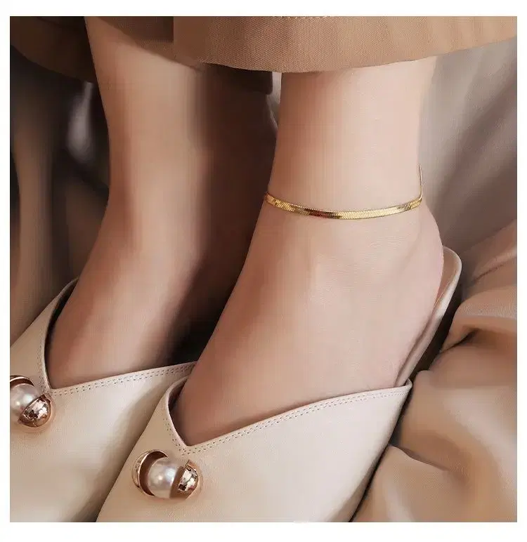New Gold 26cm Anklets Chain Ankle Bracelet Daily Jewelry