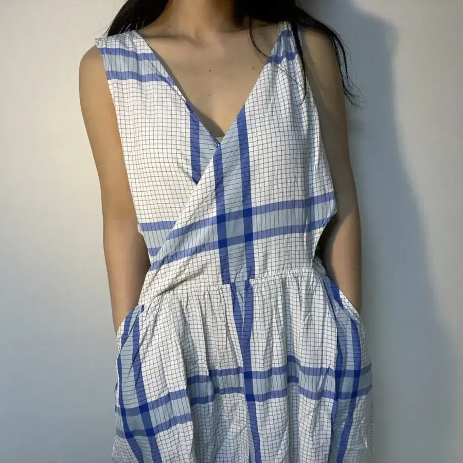 vintage check dress