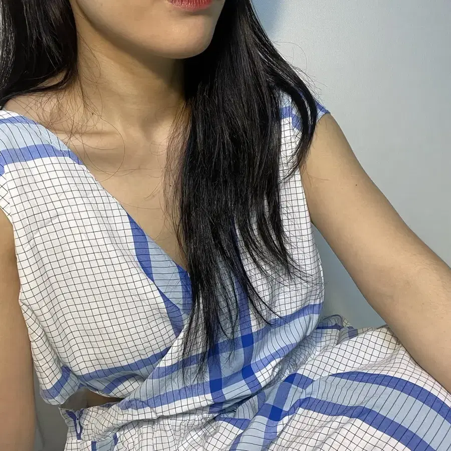 vintage check dress