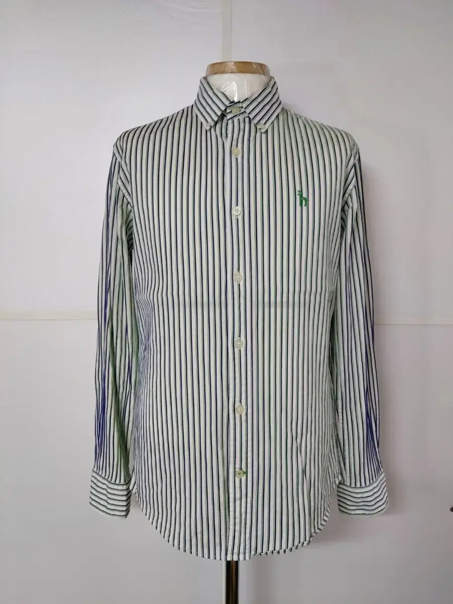 95) Hedges Long Sleeve Striped Heated Shirt