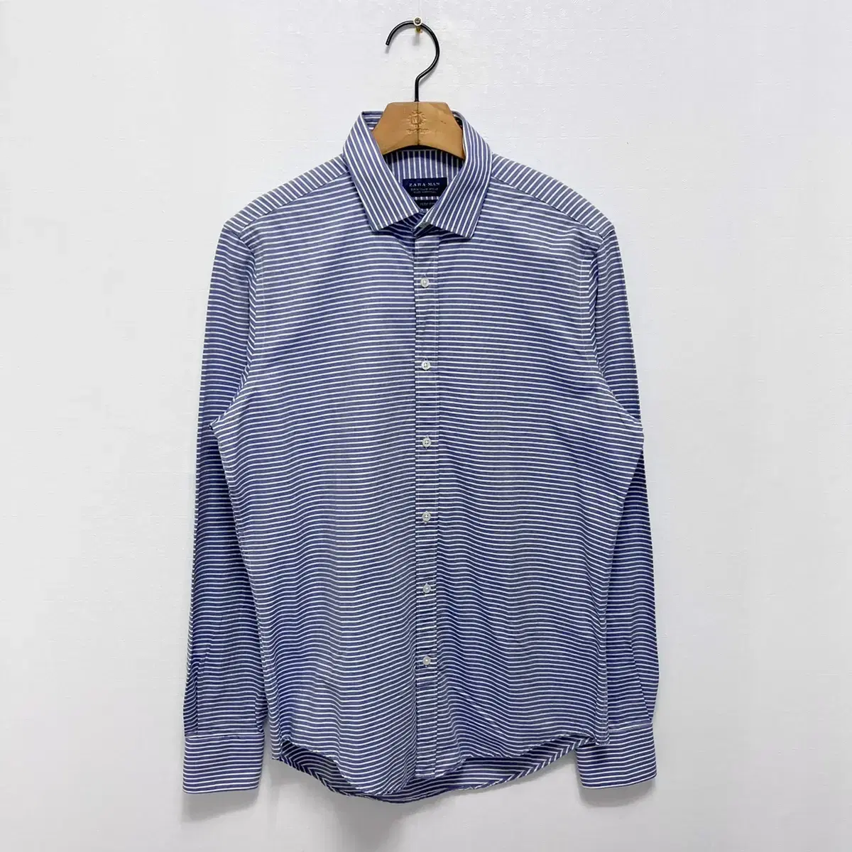 Zara Man Striped Cotton Shirt [Vintage Geography Shop]