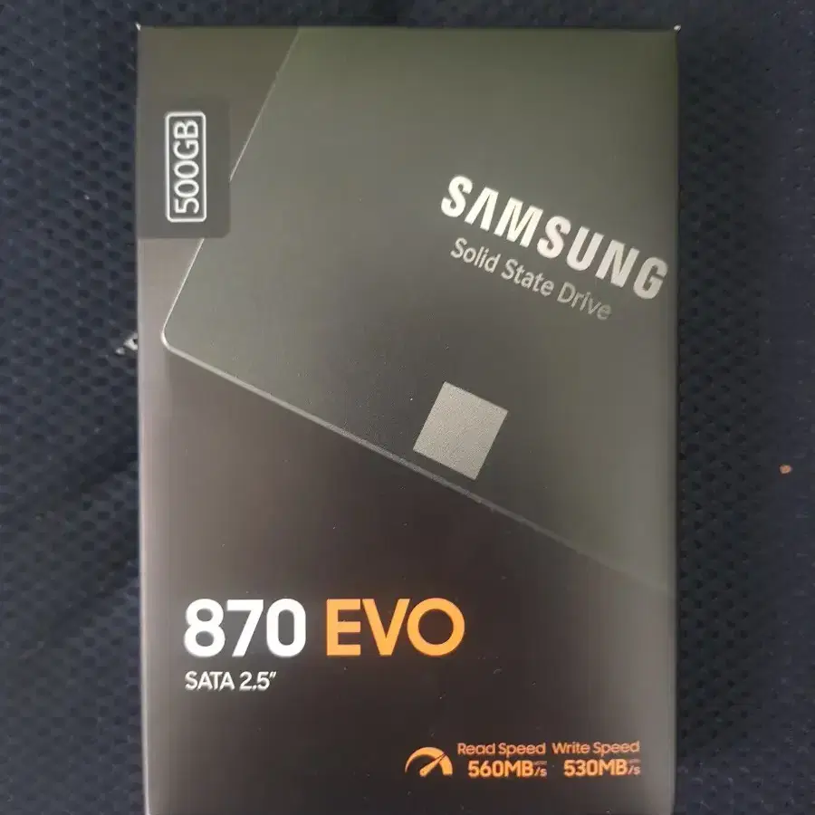 삼성 870 EVO 500G SSD 최신 미개봉 새제품