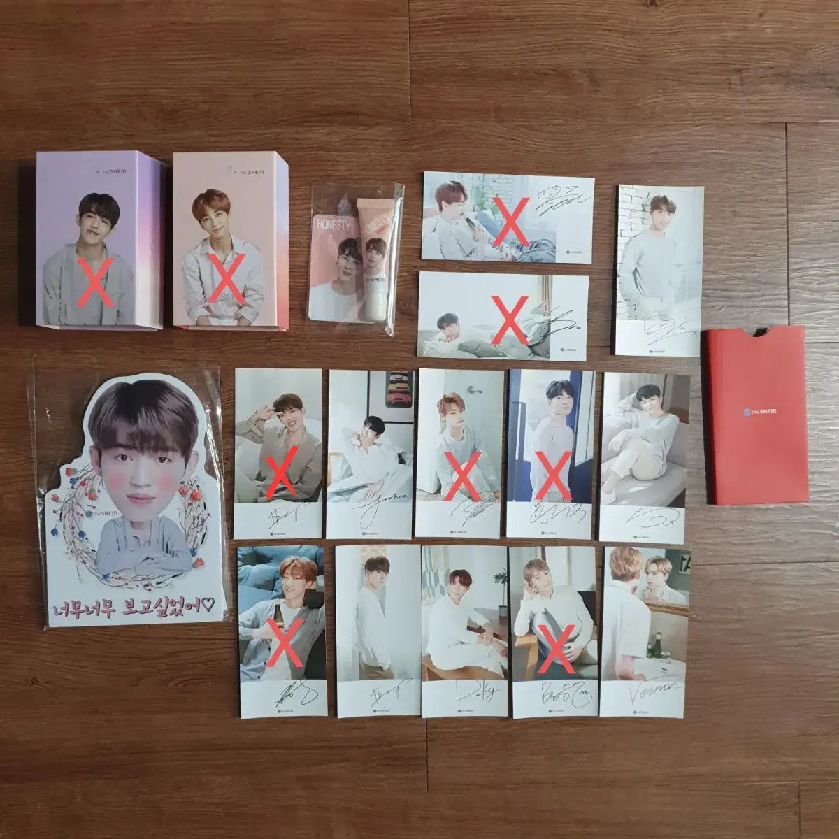 @$fansignwinnerhanjeongpoka$@ seventeen TheSamClean photocard photocard lip balm etc.