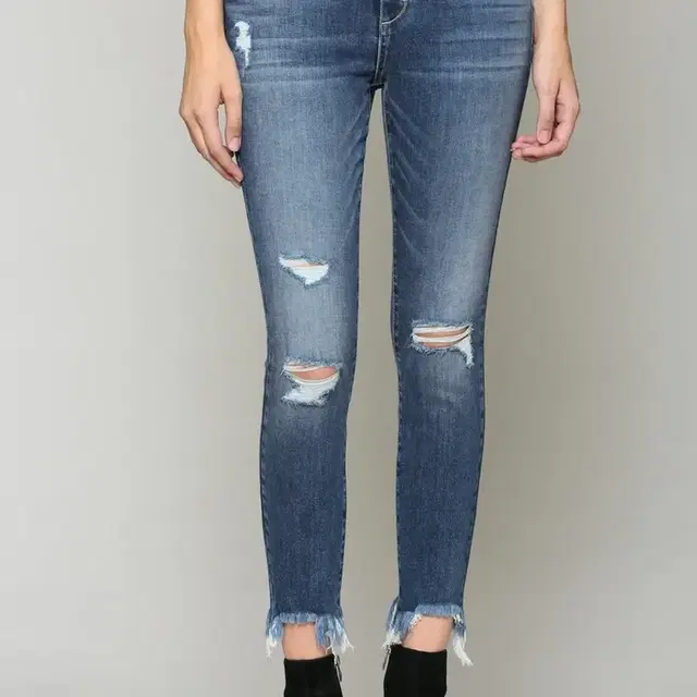 Hidden Jeans Taylor Dark Wash Distressed