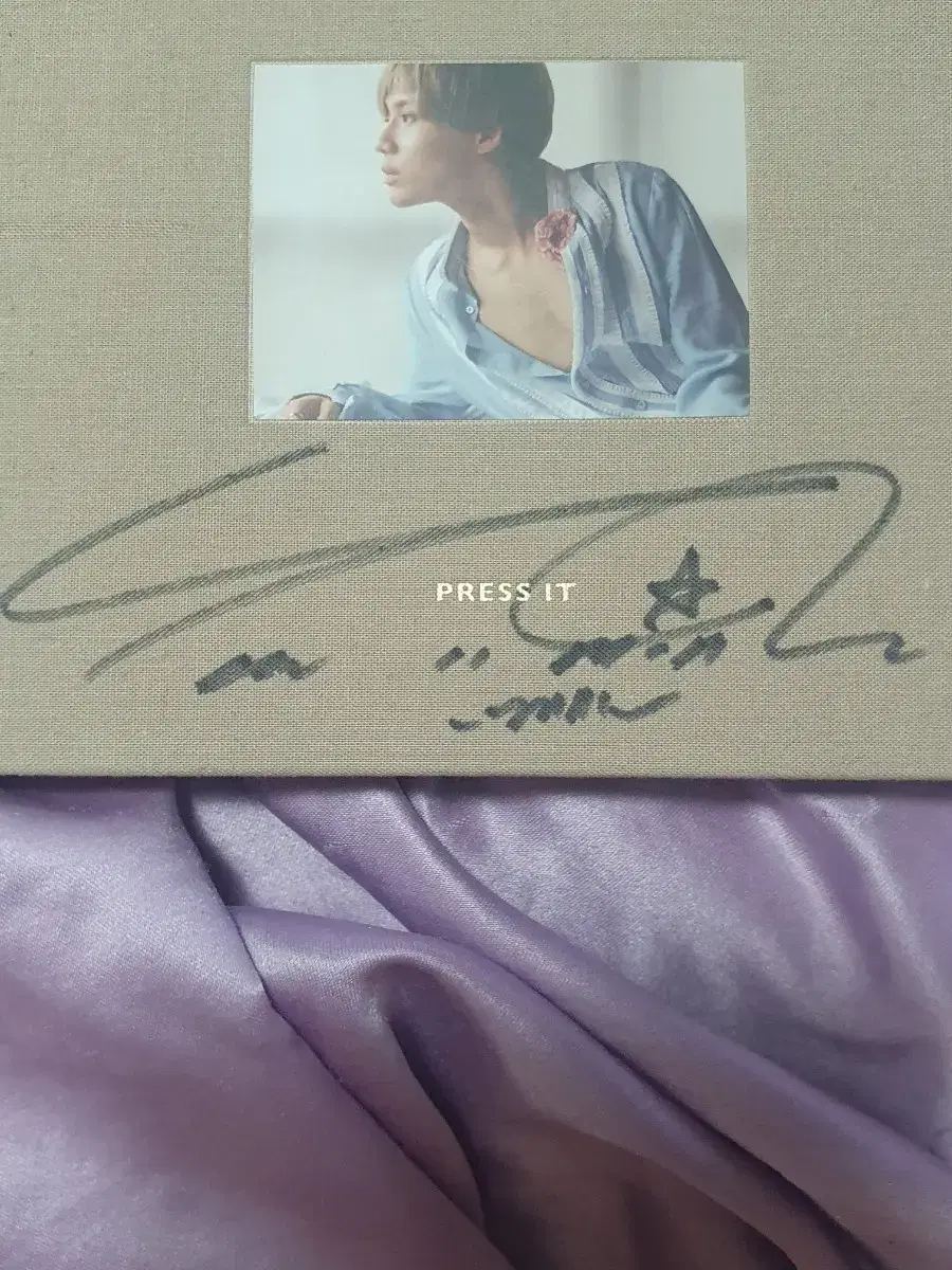 Taemin autographed album BM