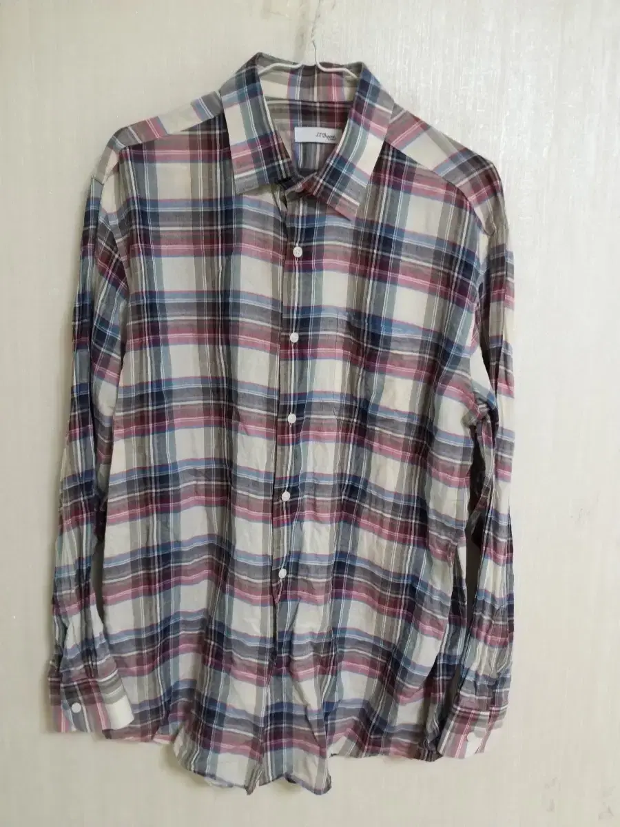 Men's ESJ Dupont Check Linen Shirt (105)