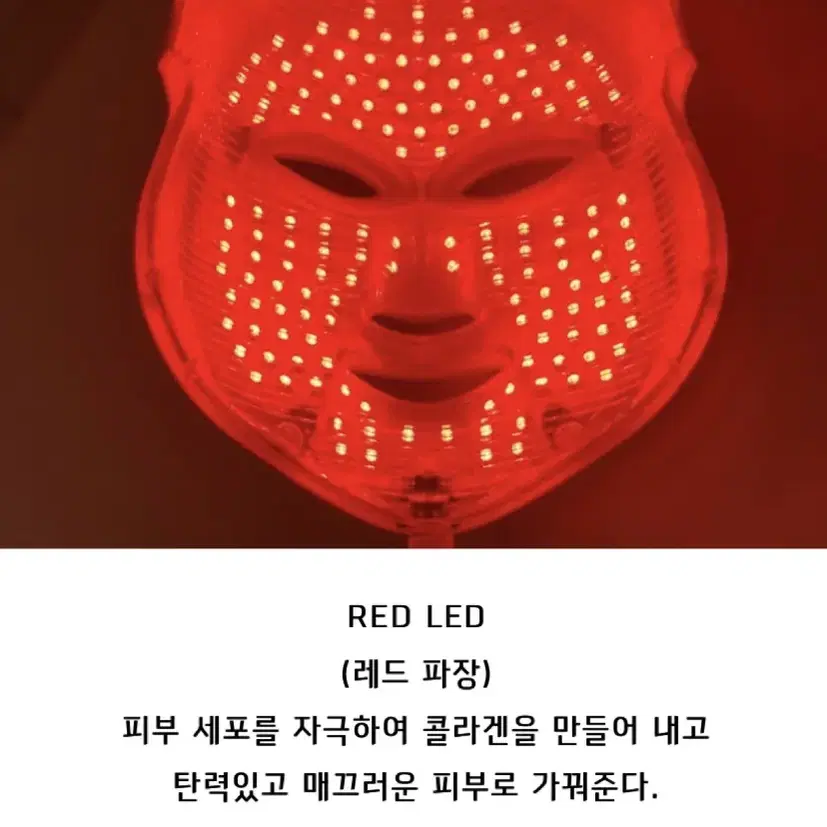 project e beauty 7 색상 LED 마스크