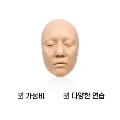 마네킹 스킨 마네킹헤드 10개입 스킨연습판 반영구연습 반영구화장재료