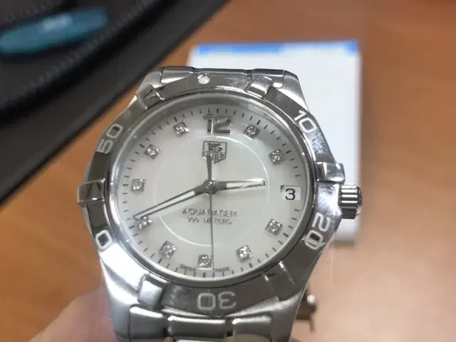 정품태그호이어 아쿠아레이서 300M 쿼츠 여성용 32mm