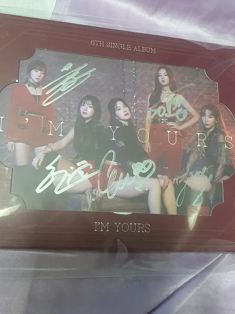 Raboom autographed album BM