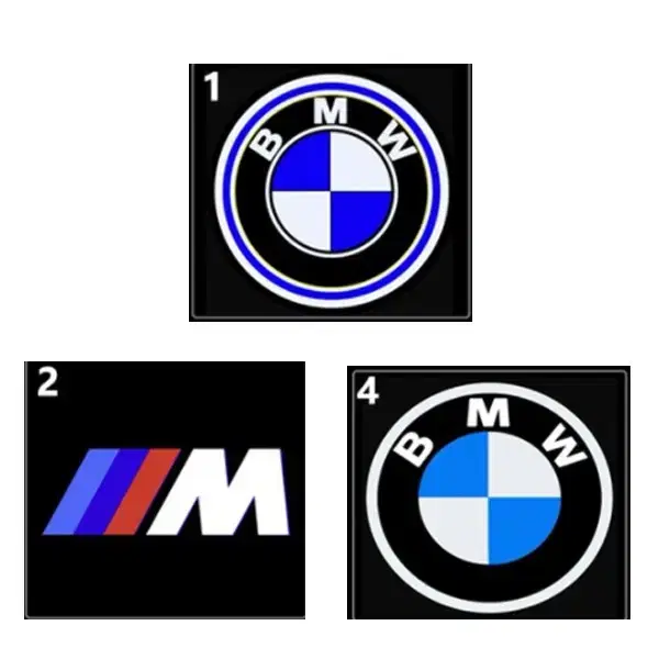 (새상품)BMW 유리각인 무변색 도어라이트 고급형 웰컴라이트 판매합니다.