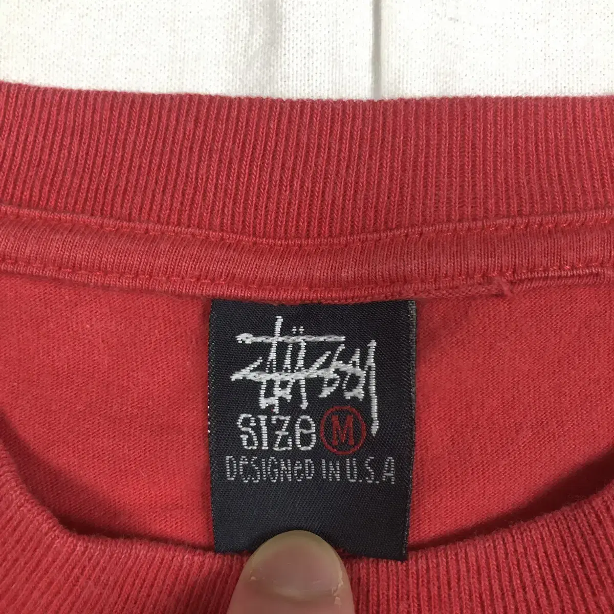 90s 스투시 stussy 월드투어 s 로고 반팔티셔츠