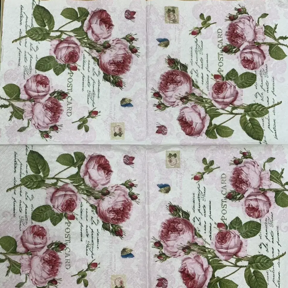 이지라이프 냅킨아트 RMR Romantic Roses 냅킨 (10장)