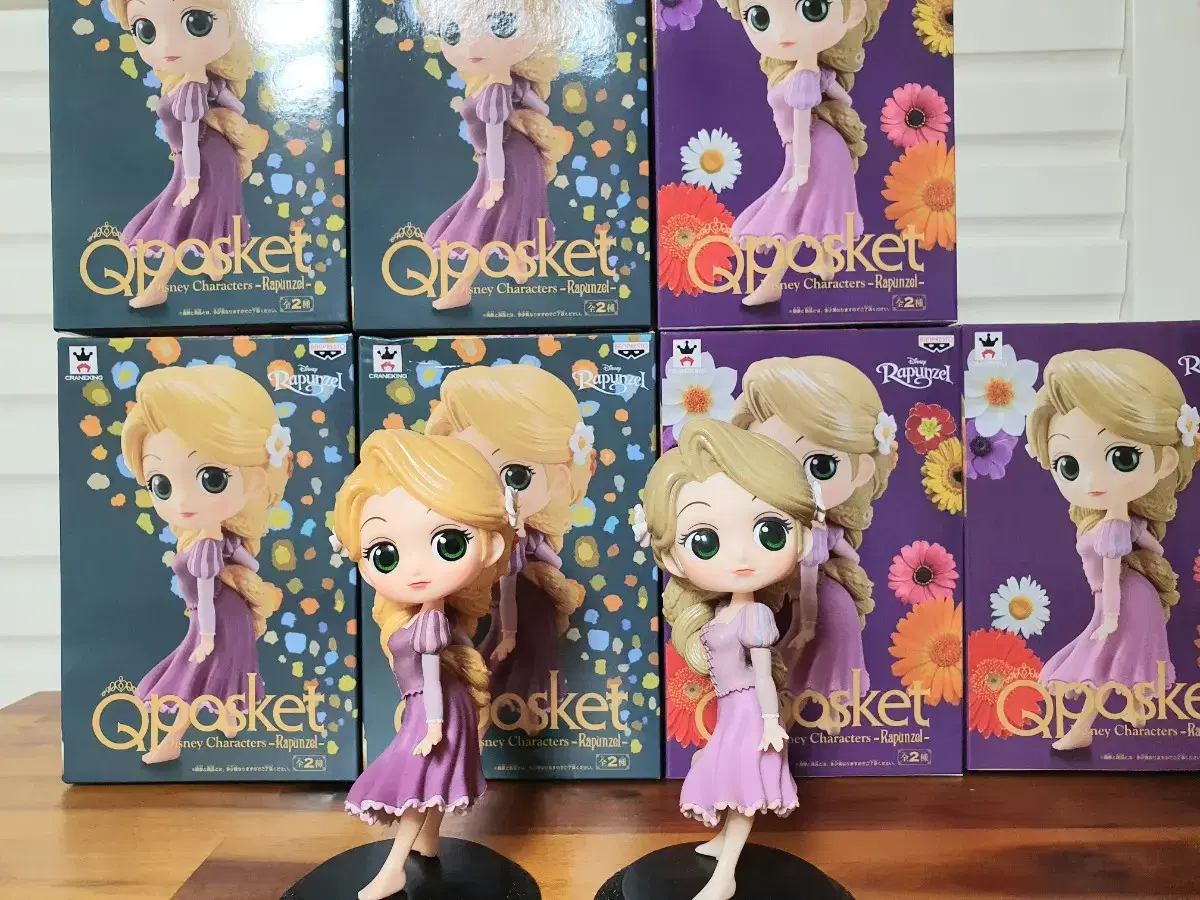 [Genuine]Q Posket Disney Characters Rapunzel set (All 2 items)