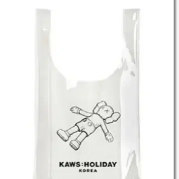 Kaws Holiday PVC Tote Bag 카우스 홀리데이 토트백