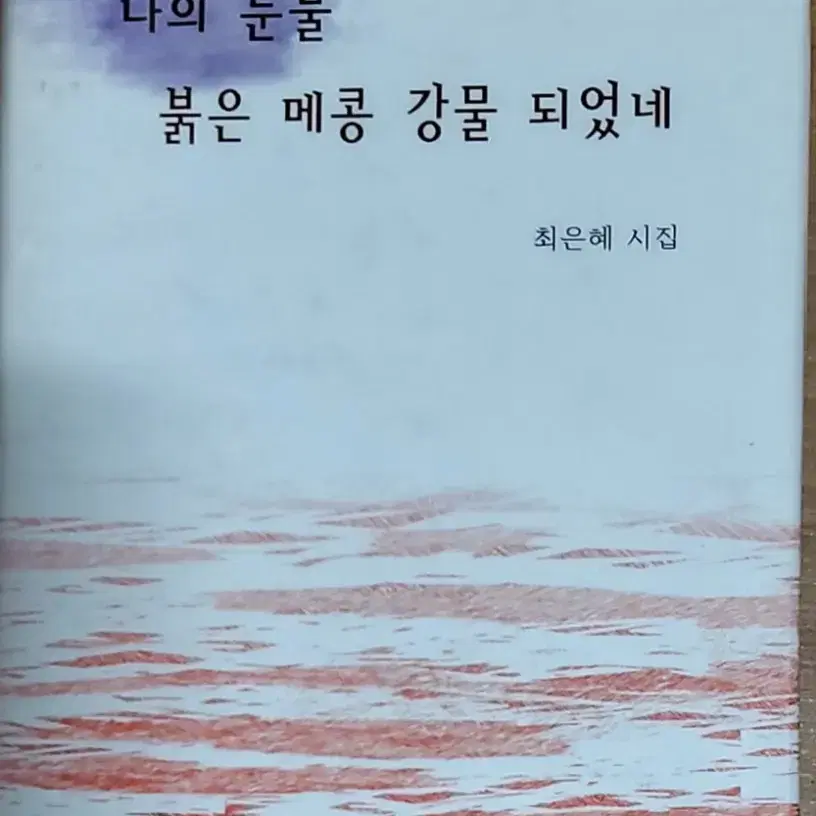 나의 눈물 붉은 메콩 강물 되었네