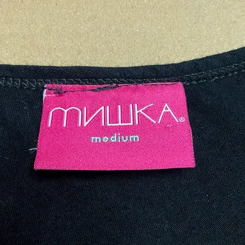 Mishka NYC 미시카 로고 그래픽 디자인 슬리브리스 나시