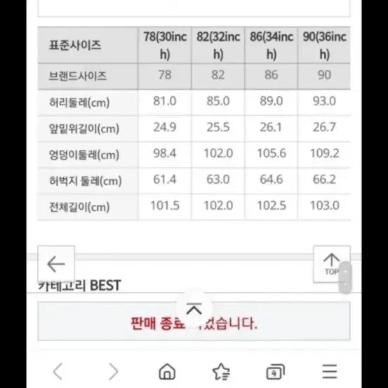 새 옷. 스파오 슬랙스 기지 정장 바지 남자 $