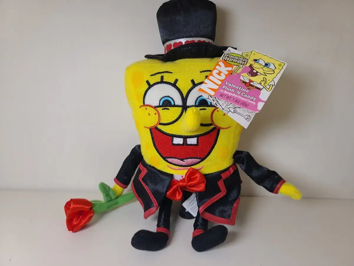 SpongeBob doll with flowers