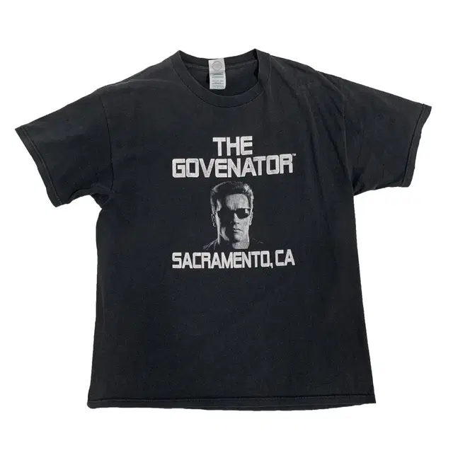 빈티지 영화 터미네이터 패러디 티셔츠 The Govenator