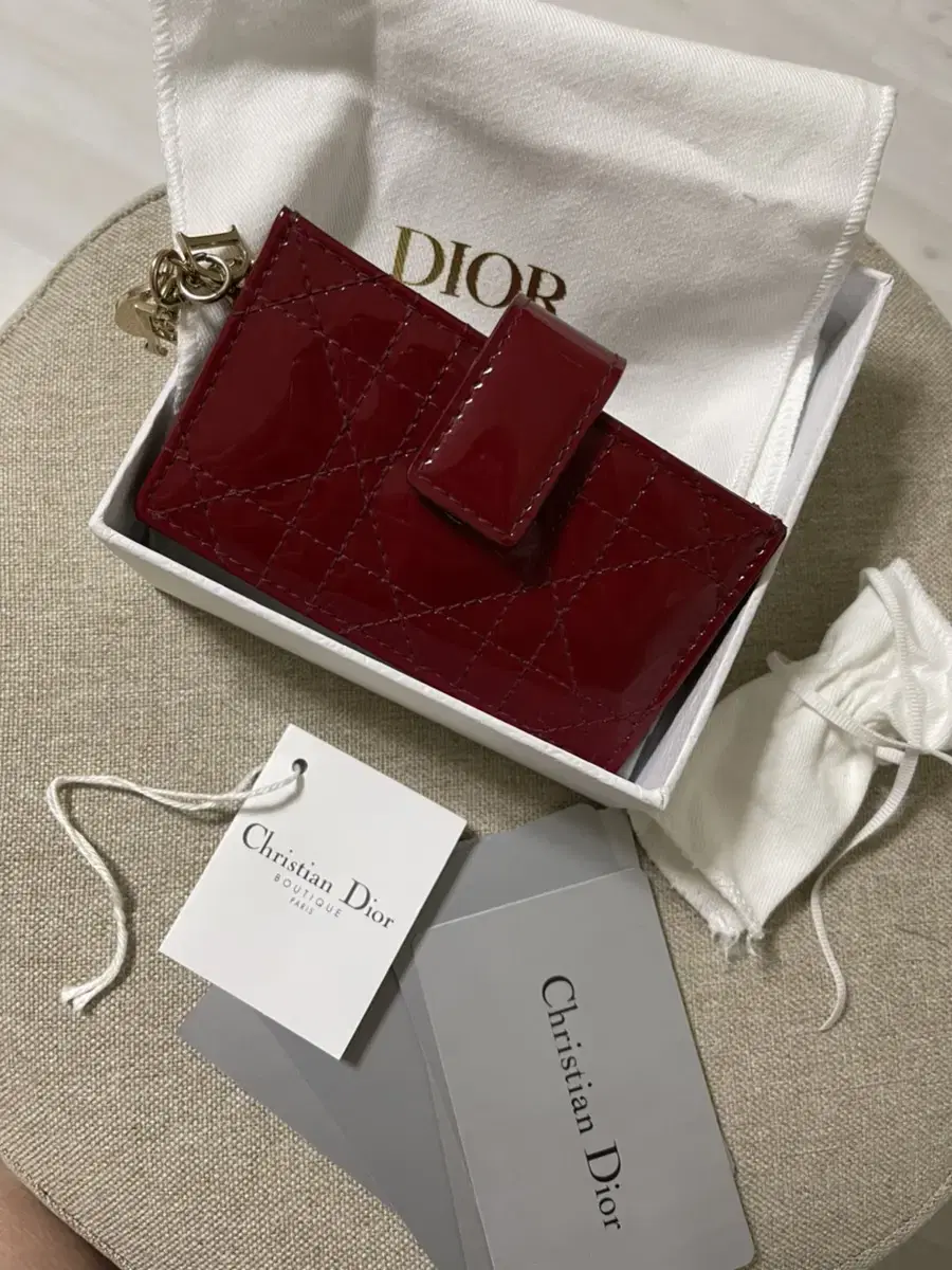 Today only 40) New product Dior Lady Accordion Card Wallet