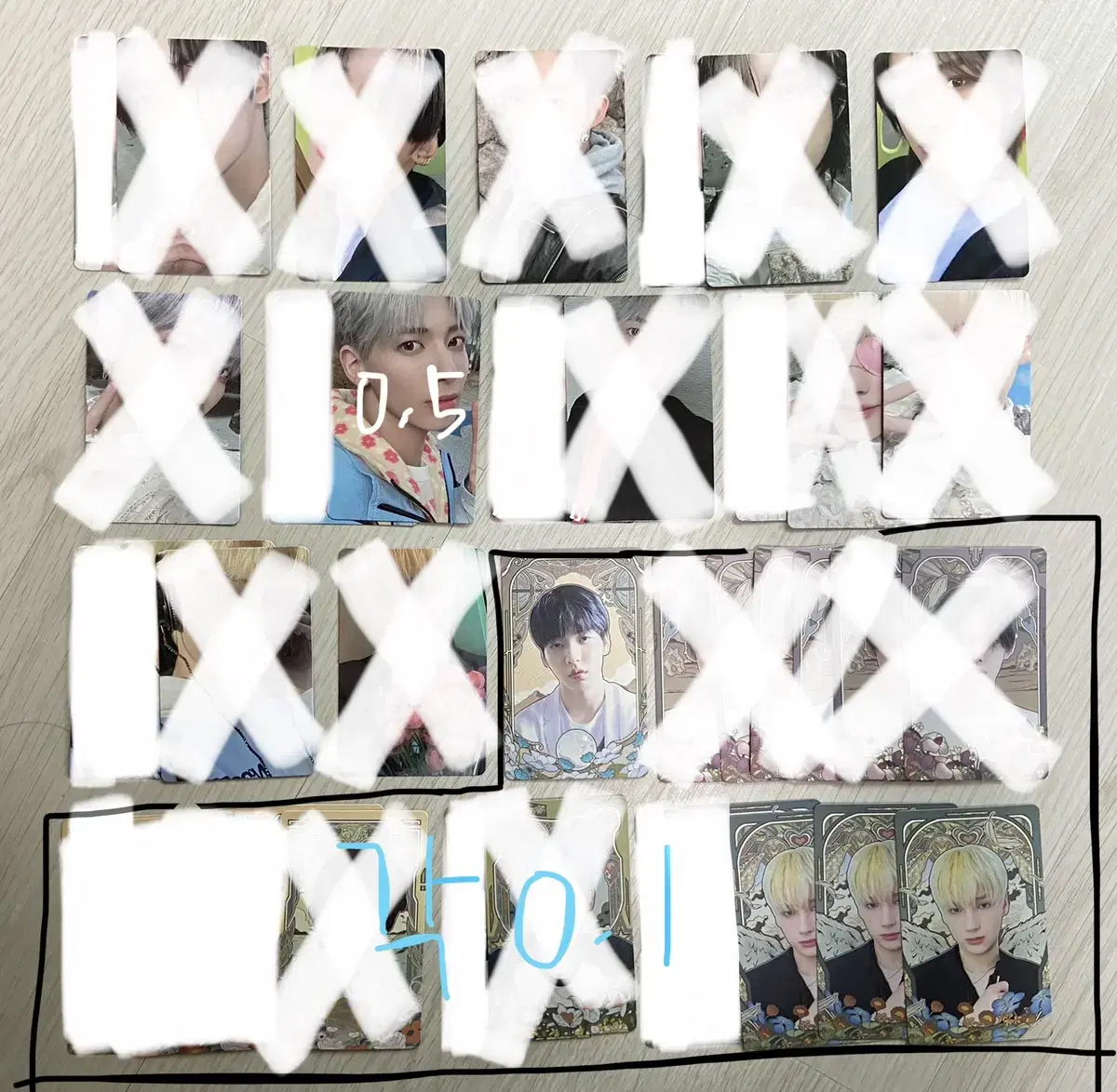 Tuvatu tomorrow x together txt Freeze postcard weverse pre-order benefit photocard WTS