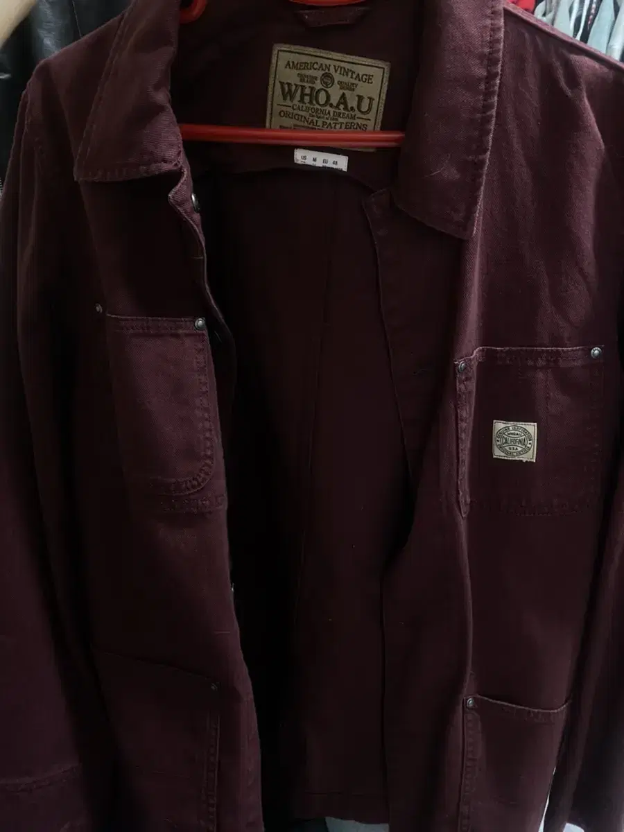 Huay U Burgundy jacket Men'sM