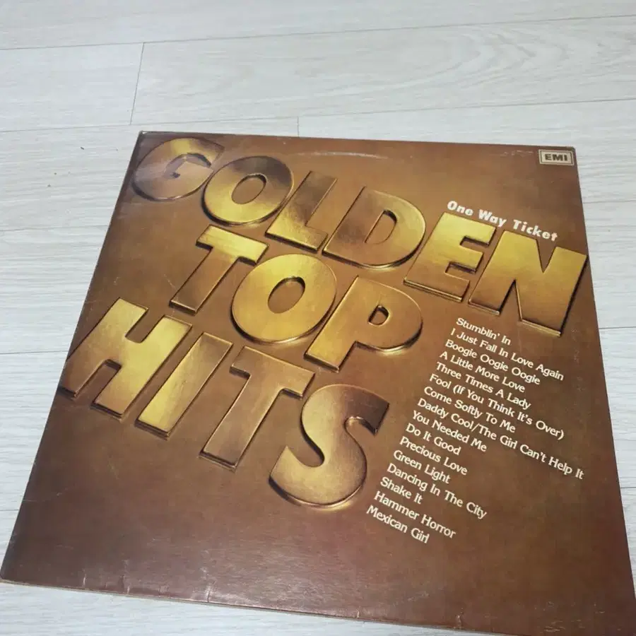 golden top hits (one way ticket) lp (lp판