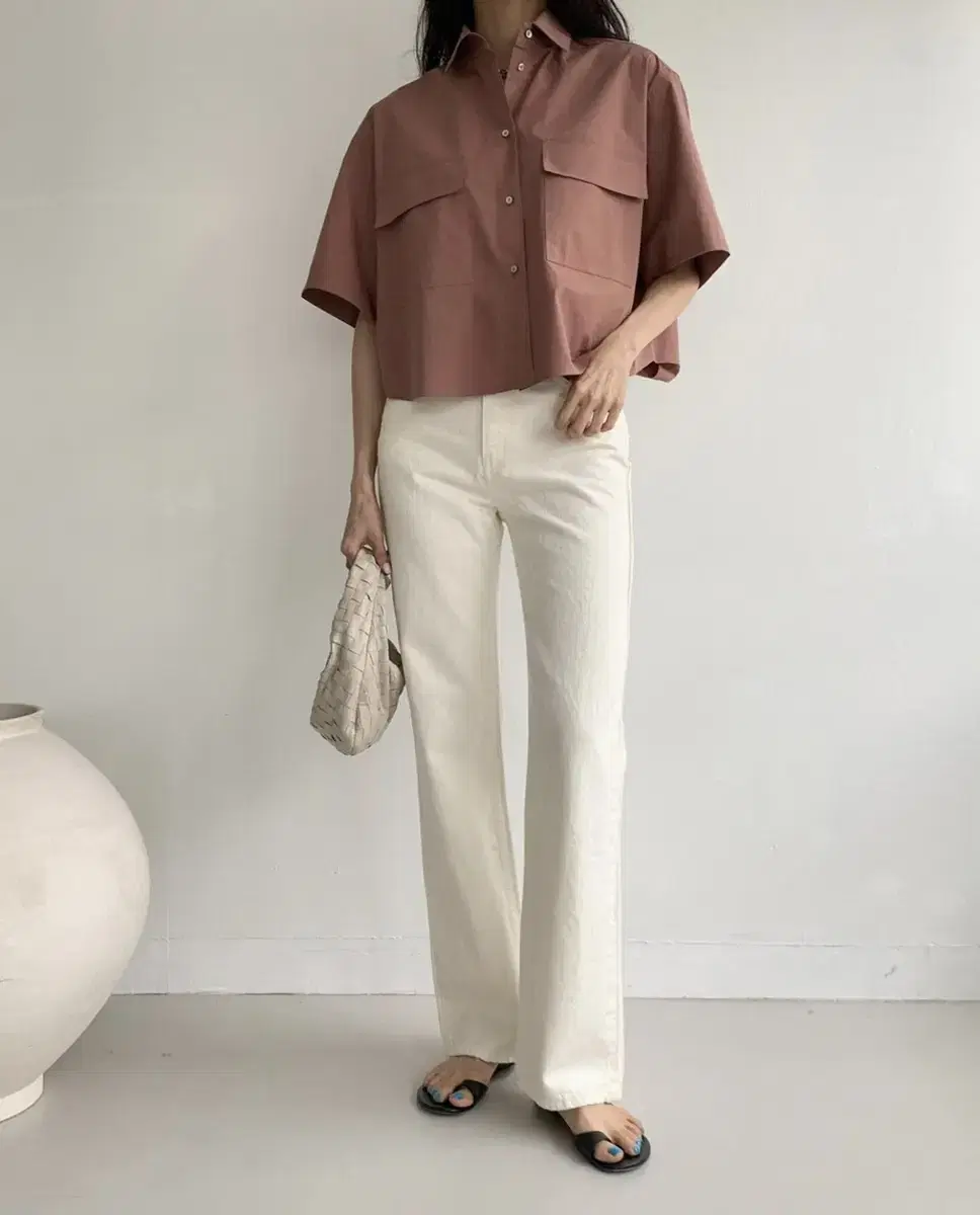 [Ready-to-Wear] bibi Crop Shirt