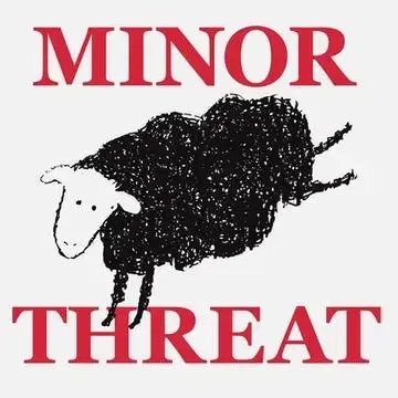 MINOR THREAT 락밴드 반팔티셔츠