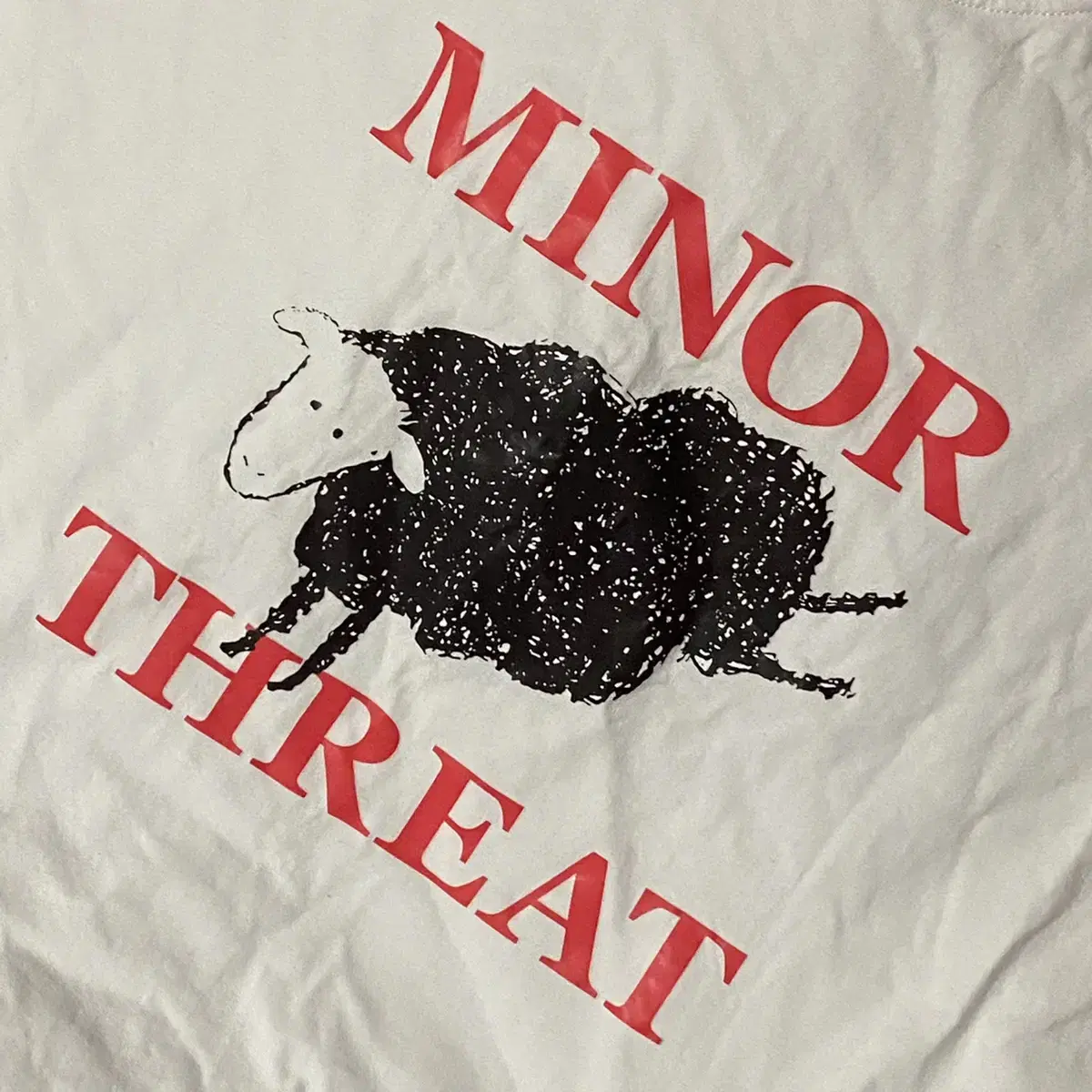 MINOR THREAT 락밴드 반팔티셔츠