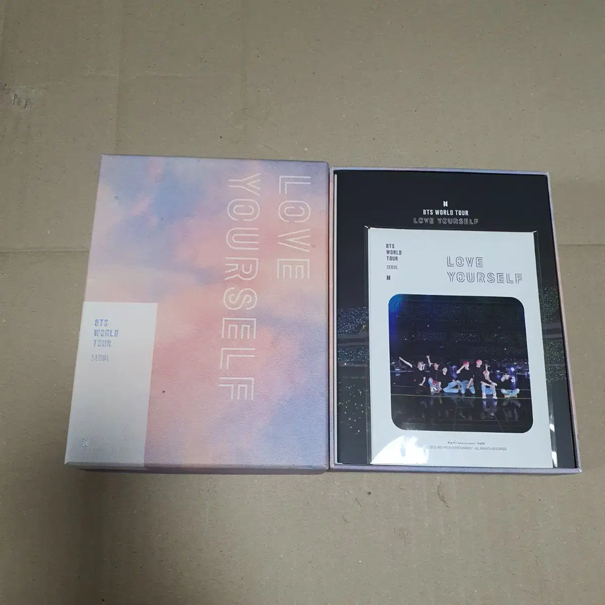 럽셀콘 서울 DVD + 태형 포스터 방탄소년단 BTS 