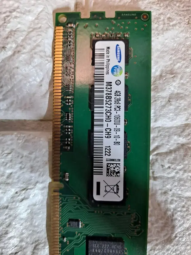 4GB 양면 PC3 10600U