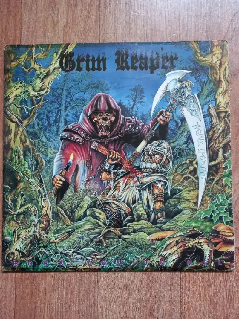 grim reaper lp 그림리퍼 준라이센스 빽판