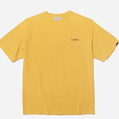 [미착용새상품] 커버낫 S/S JERSEY LOGO TEE YELLOW