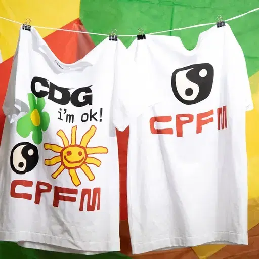 CDG X CPFM 콜라보 티셔츠 XL 판매